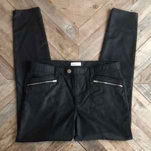 Calvin Klein faux leather pants